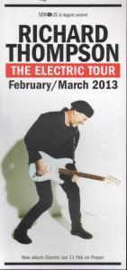 Richard Thompson - Electric Tour - Flyer