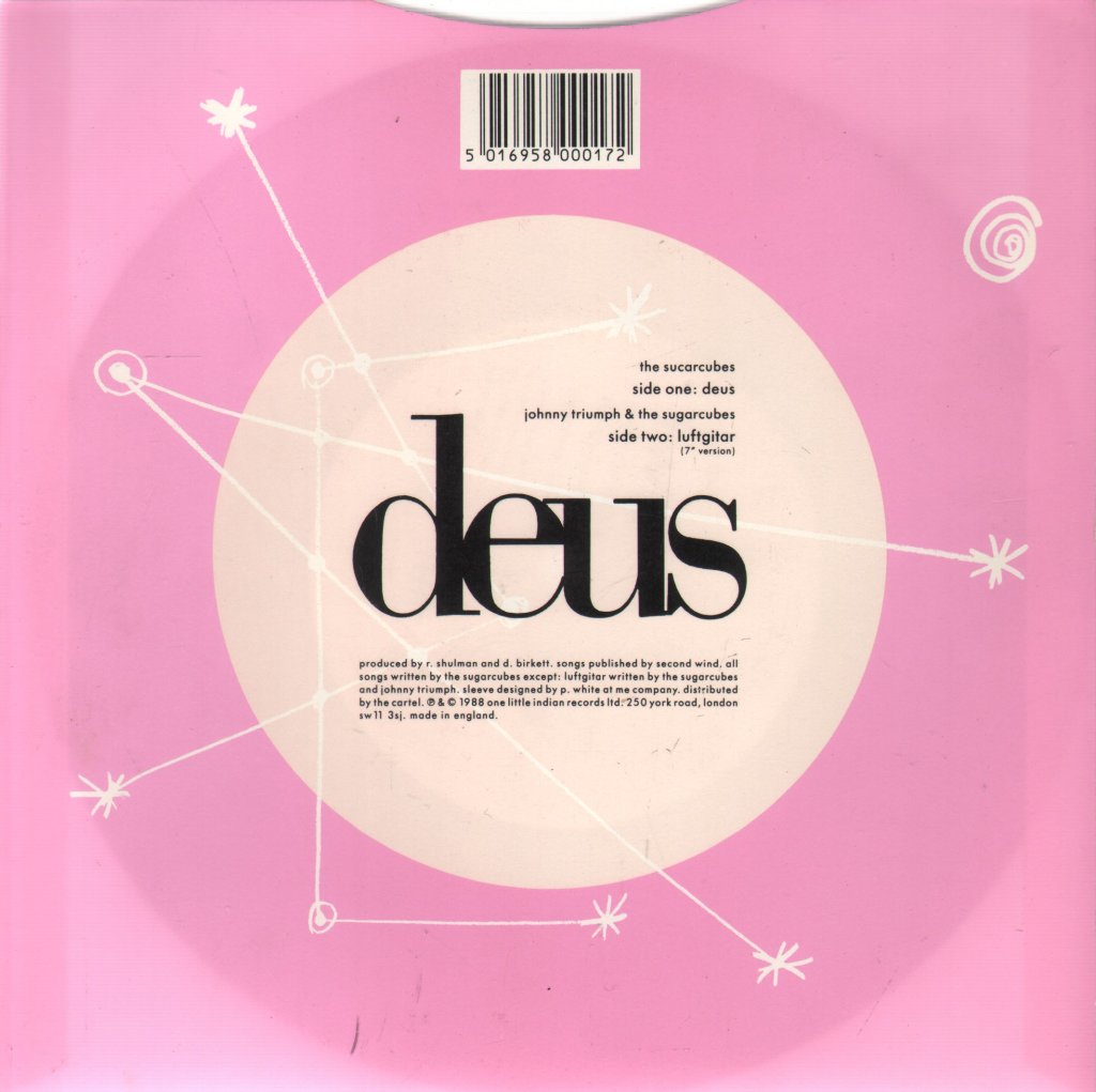 Sugarcubes - Deus - 7 Inch