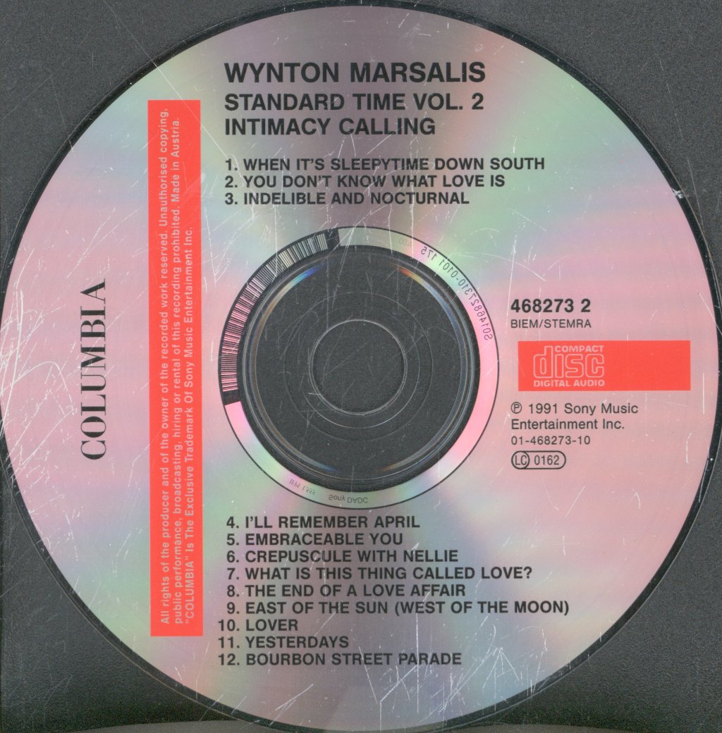 Wynton Marsalis - Standard Time Vol.2 - Intimacy Calling - Cd