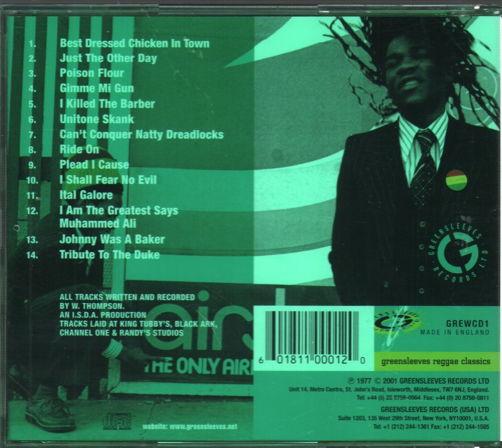 Dr. Alimantado - Best Dressed Chicken In Town - Cd
