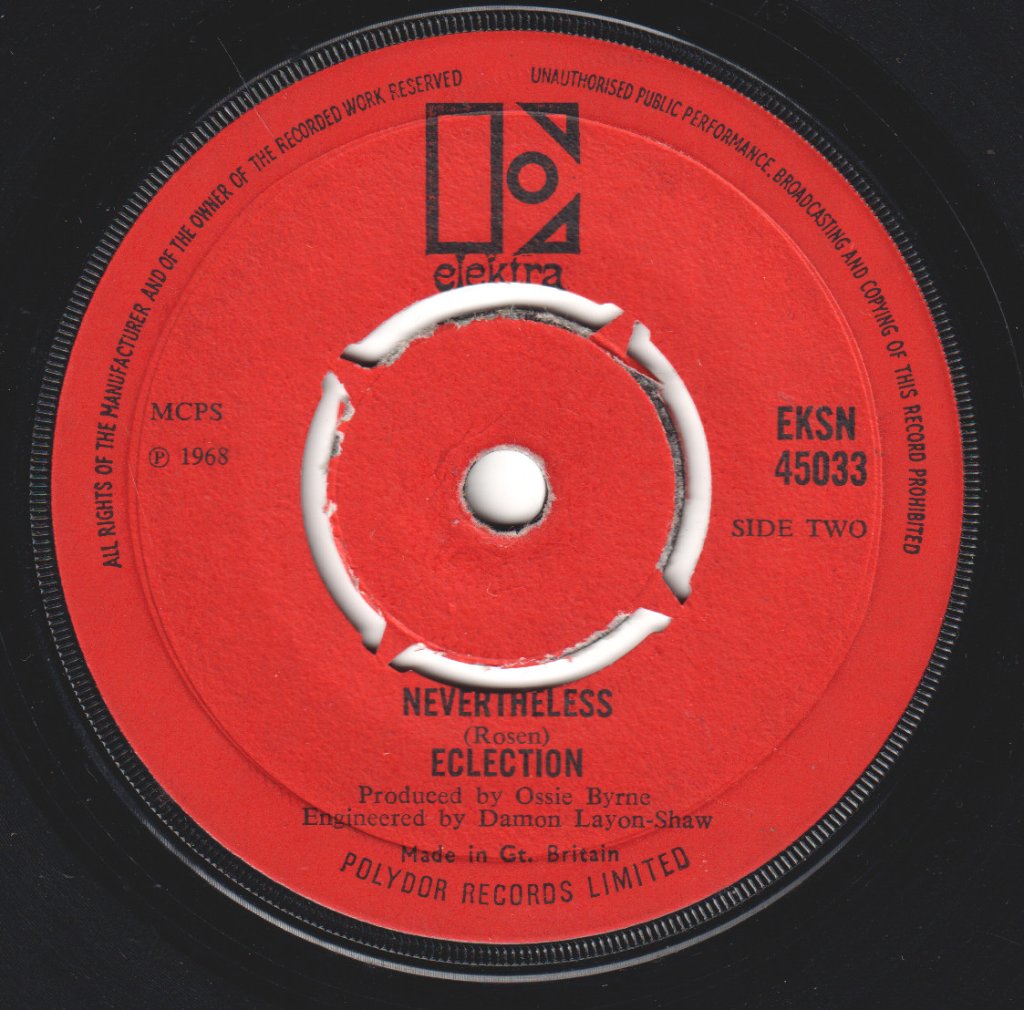 Eclection - Mark Time - 7 Inch