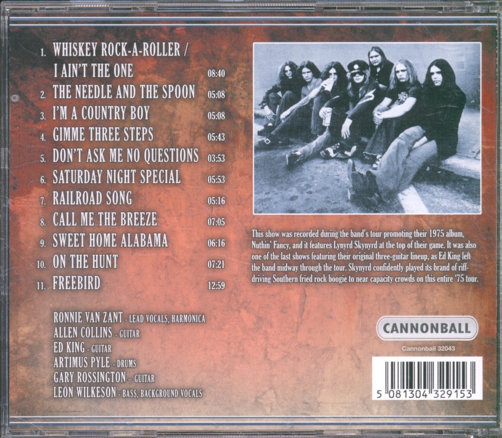 Lynyrd Skynyrd - Southern Fried Rock Boogie - Cd