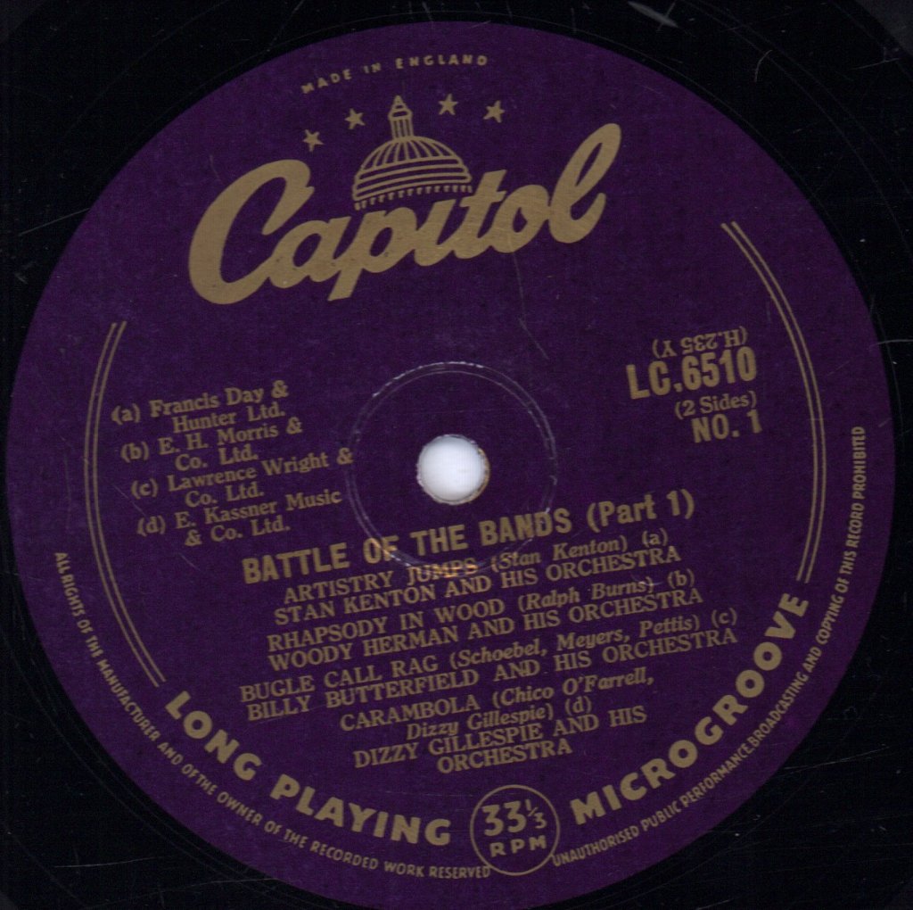 Various Artists - Battle Of The Bands - 10 Inch