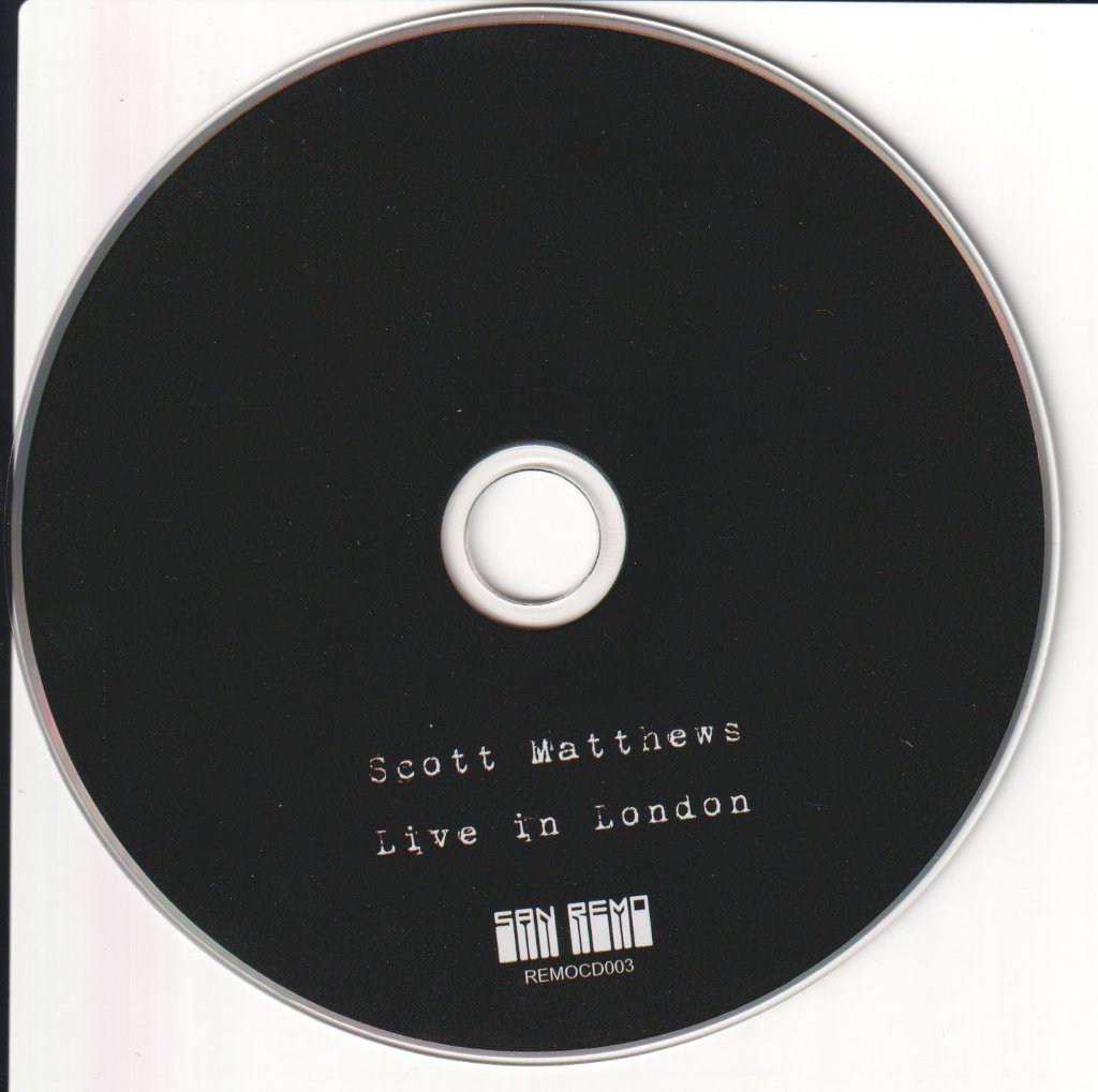 Scott Matthews - Live In London - Cd