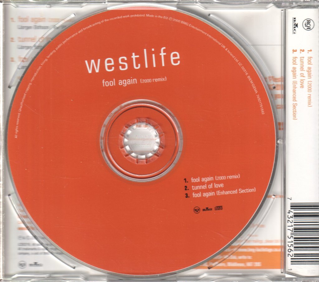 Westlife - Fool Again - Cd