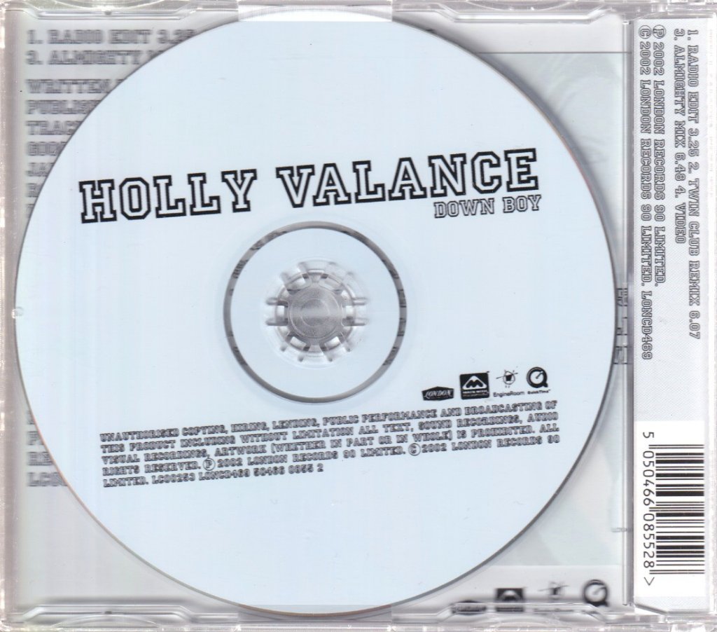 Holly Valance - Down Boy - Cd