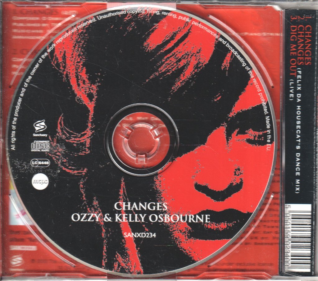 Ozzy And Kelly Osbourne - Changes - Cd