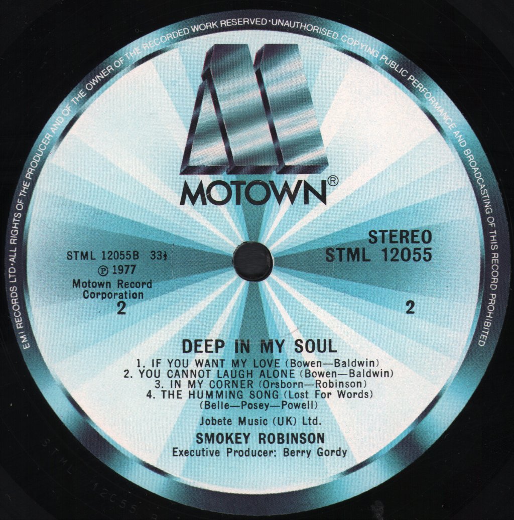 Smokey Robinson - Deep In My Soul - Lp