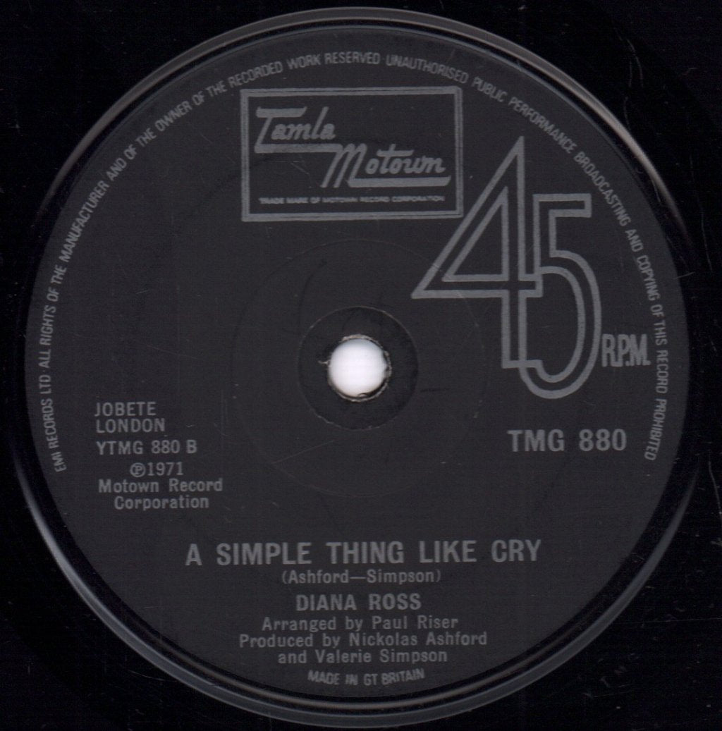 Diana Ross - All Of My Life - 7 Inch