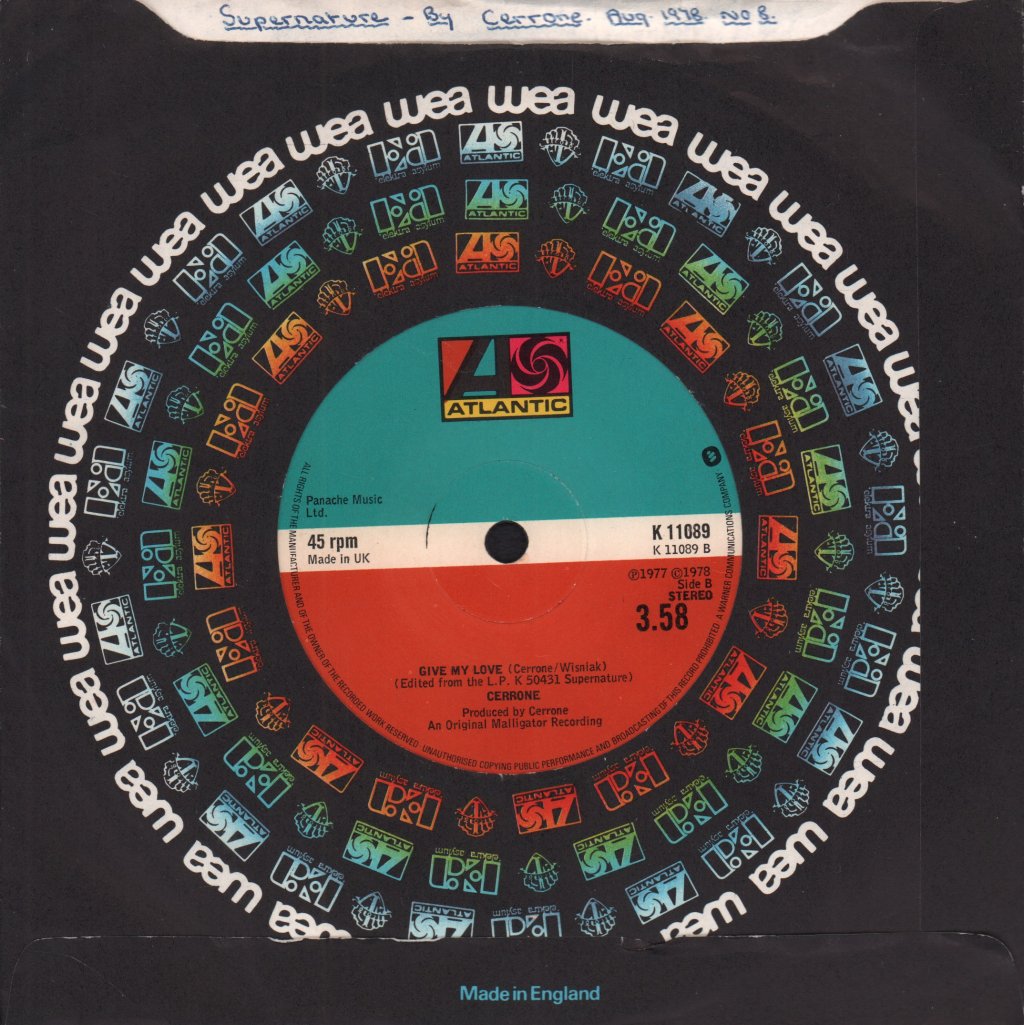 Cerrone - Supernature - 7 Inch