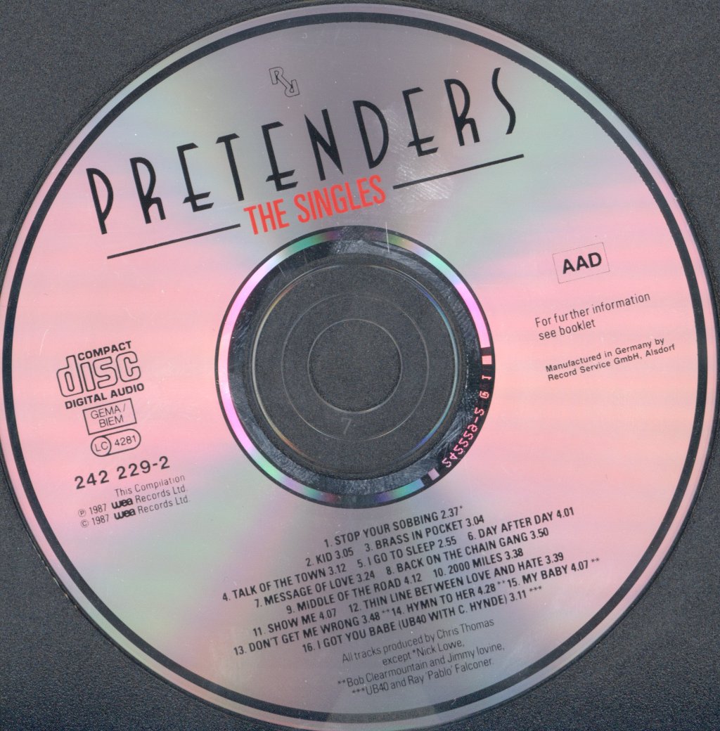 Pretenders - Singles - Cd