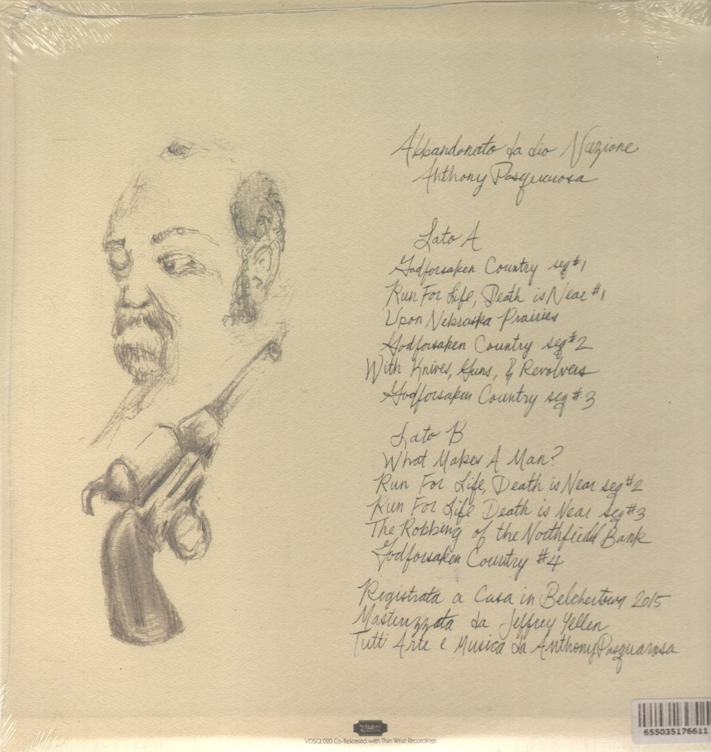 Anthony Pasquarosa - Abbandonato Da Dio Nazione - Lp