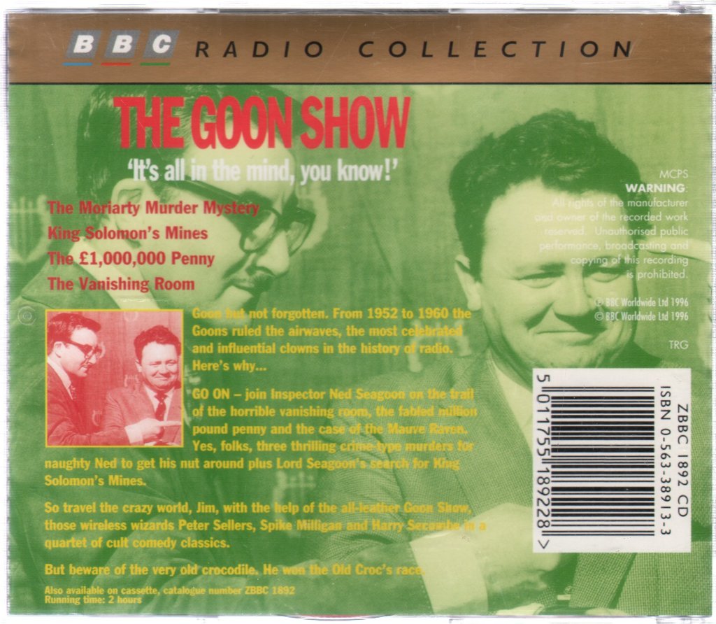 Goons - Volume 13 "It's All In The Mind You Know!" - Double Cd