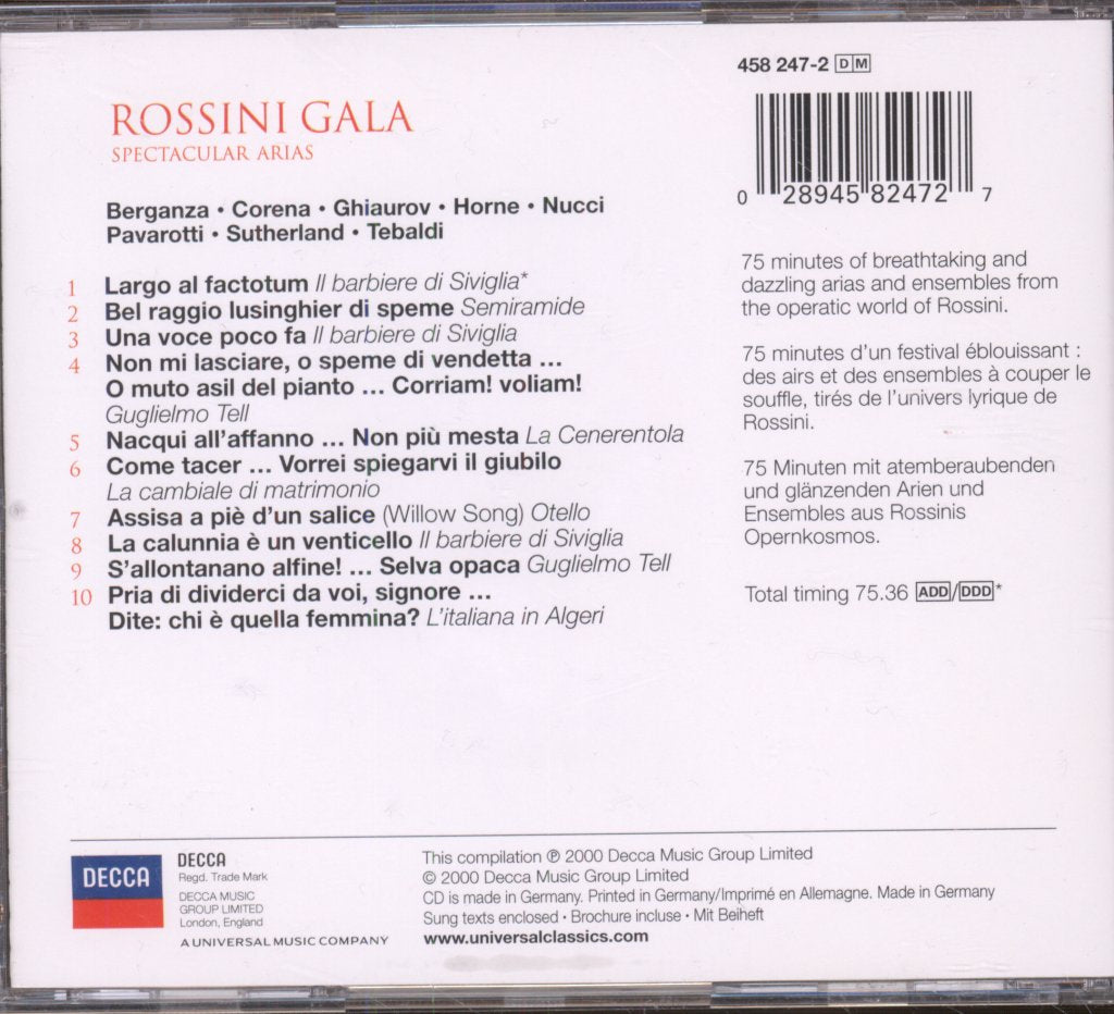 Various Artists - Rossini Gala - Cd