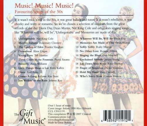 Various Artists - Music! Music! Music! Favourite Songs Of The 50's - Cd