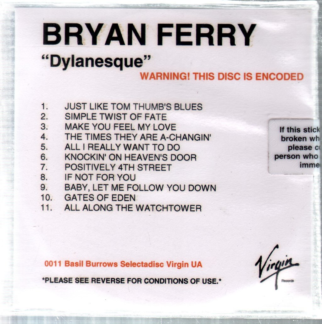 Bryan Ferry - Dylanesque - Cdr