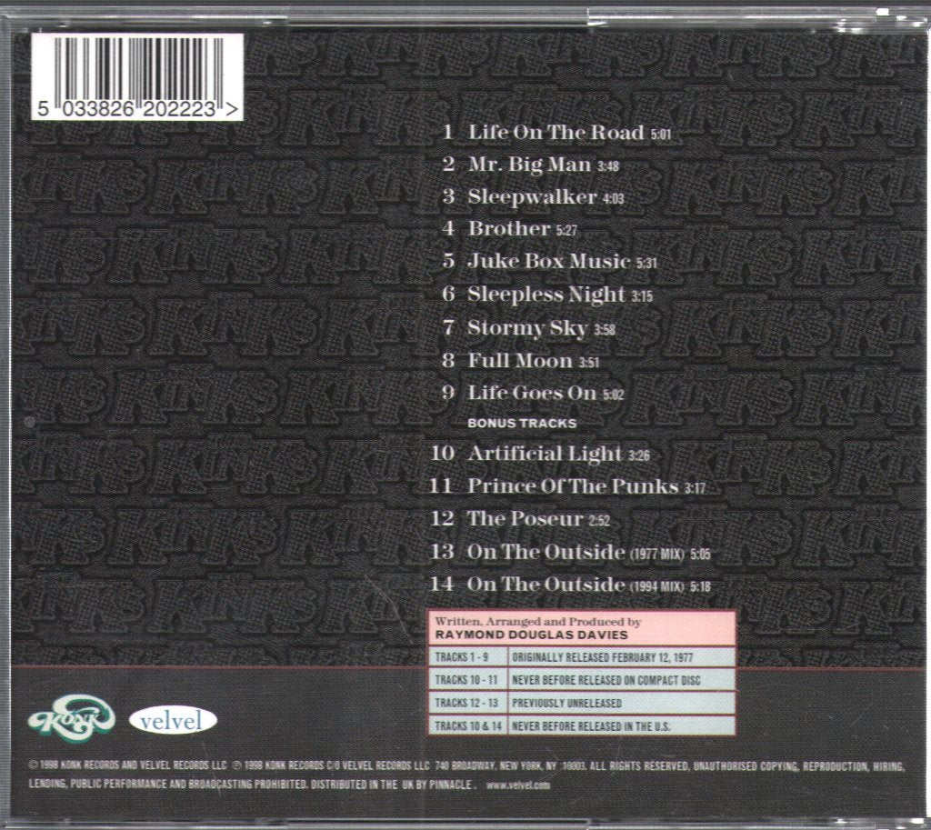 Kinks - Sleepwalker - Cd