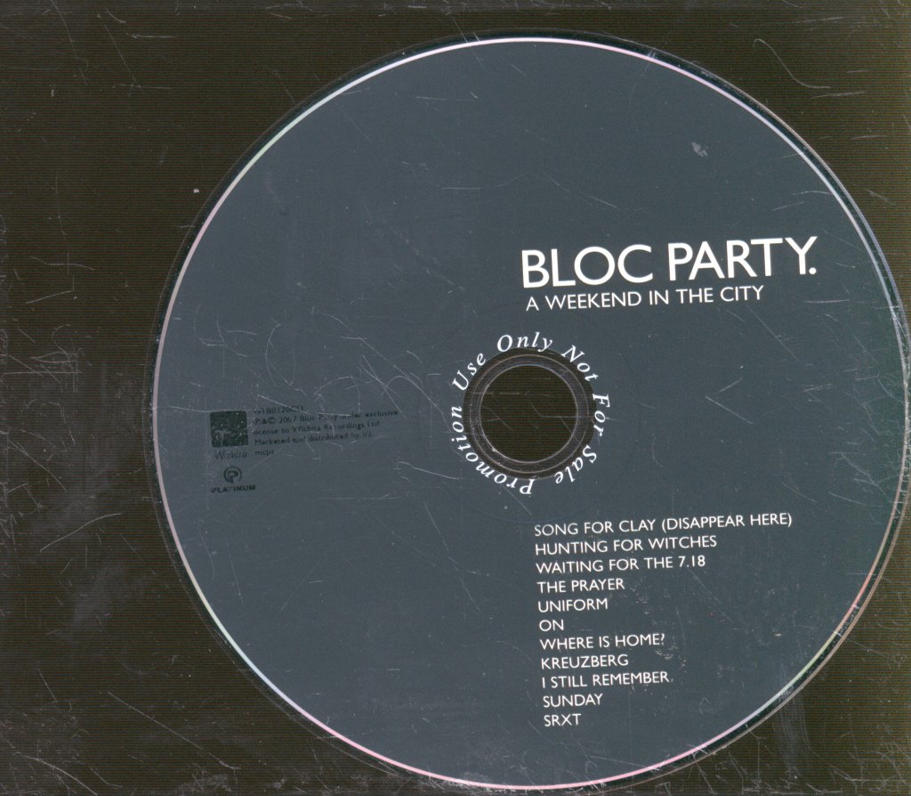 Bloc Party - A Weekend In The City - Cd
