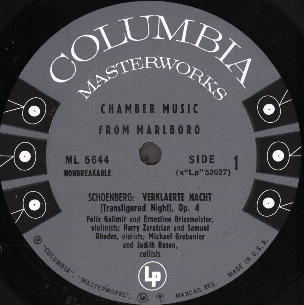 Various Artists - Chamber Music From Marlboro - Lp