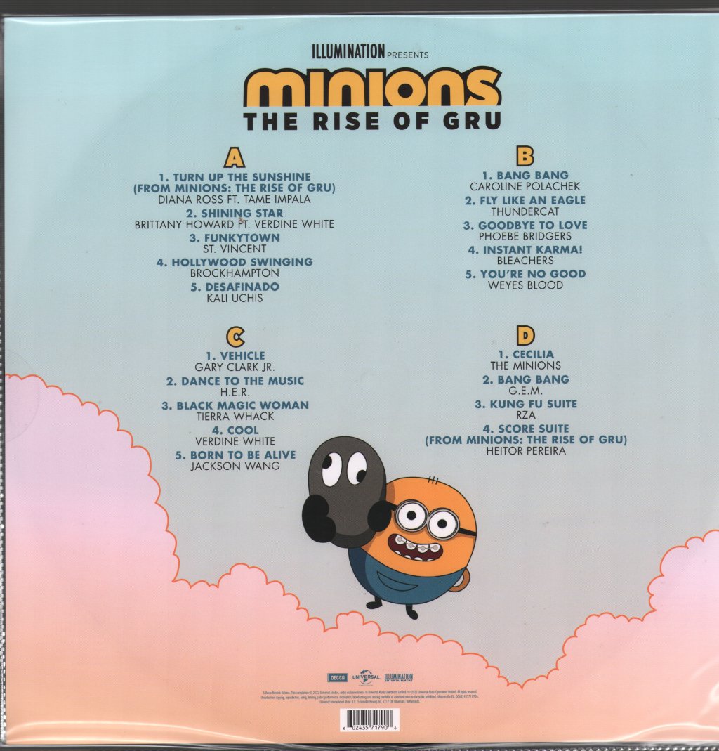 Minions The Rise Of Gru - Original Motion Picture Soundtrack - Double Lp