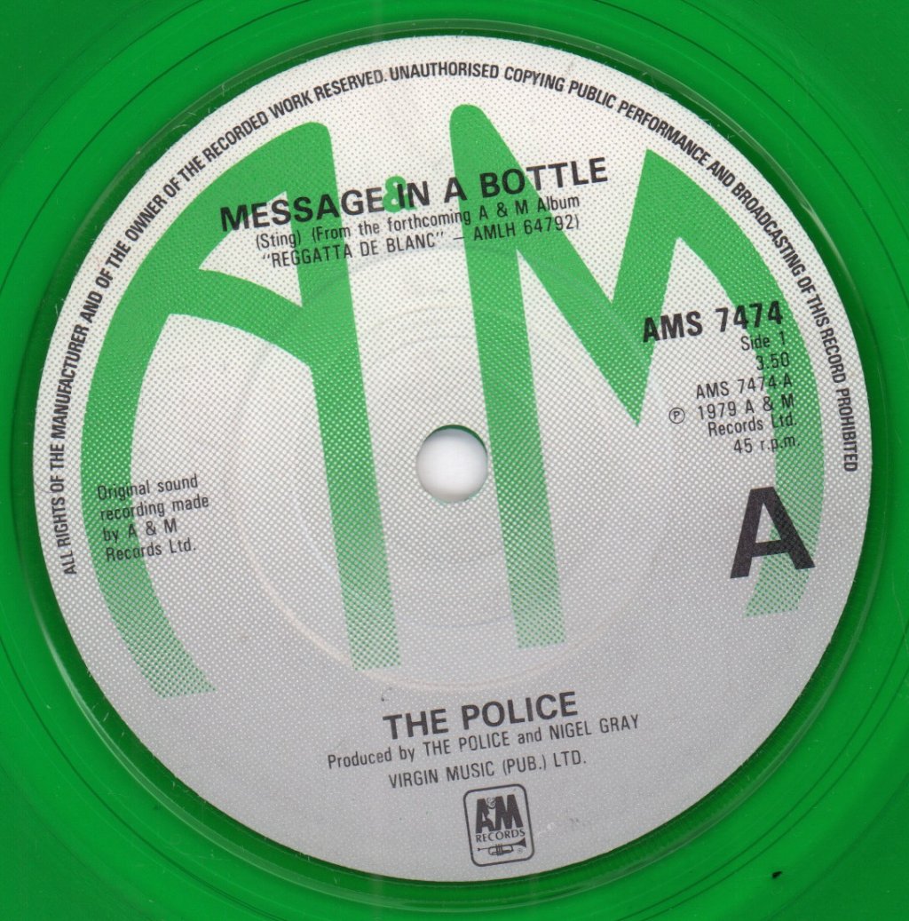 Police - Message In A Bottle - 7 Inch