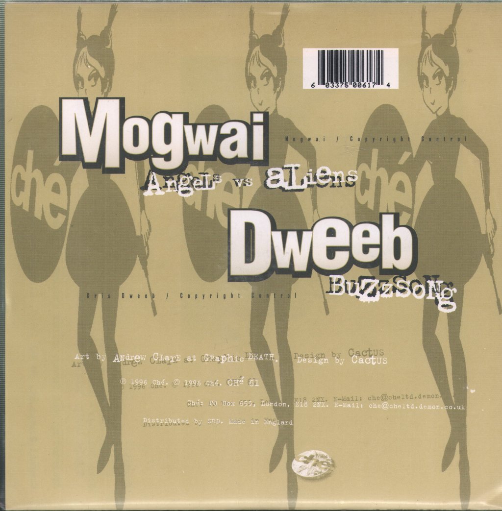 Mogwai/Dweeb - Angels vs. Aliens / Buzzsong - 7 Inch