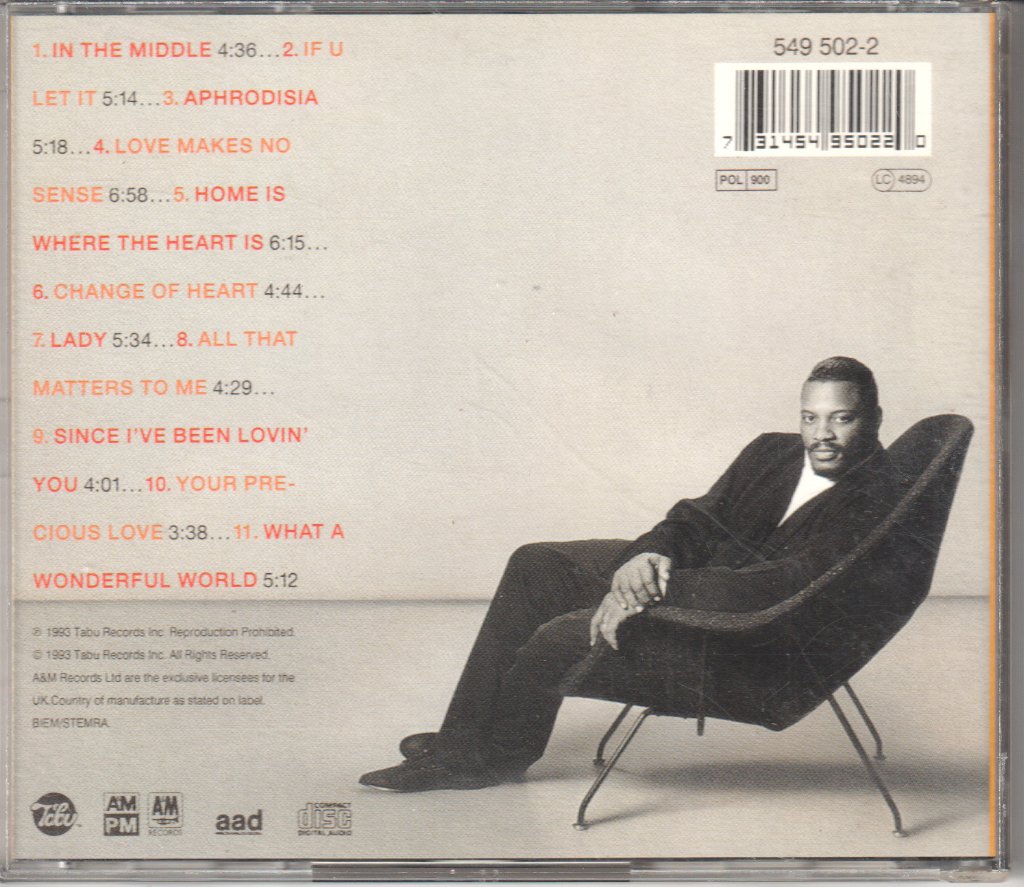Alexander O'Neal - Love Makes No Sense - Cd