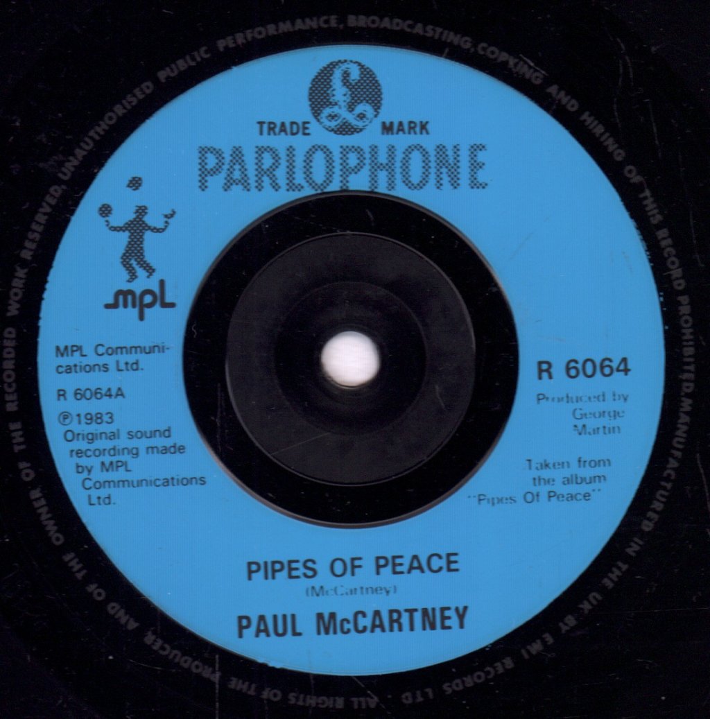 Paul McCartney - Pipes Of Peace - 7 Inch