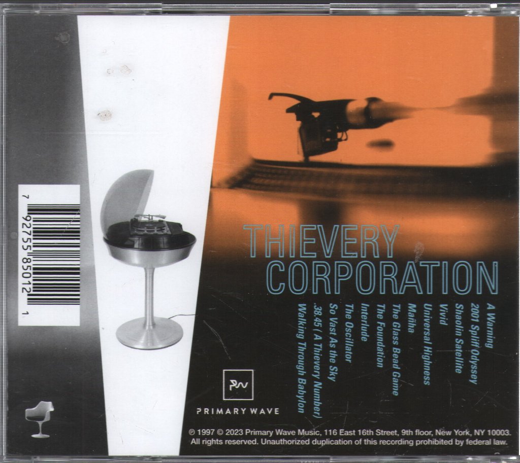 Thievery Corporation - Sounds From The Thievery Hi-fi - Cd