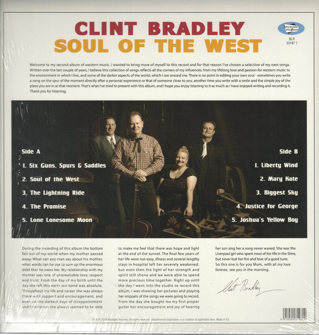 Clint Bradley - Soul Of The West - Lp