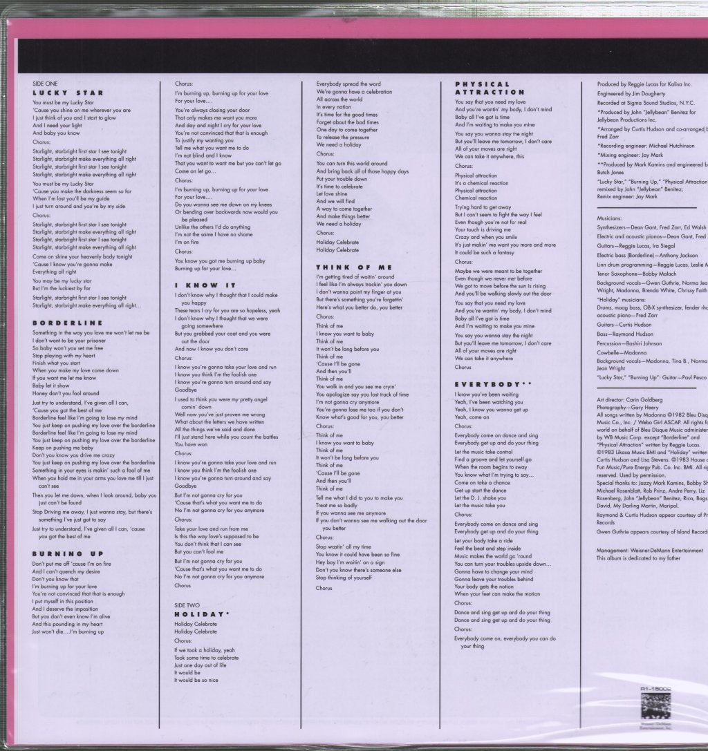 Madonna - First Album - Lp