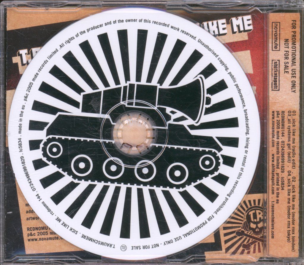 T.raumschmiere - Sick Like Me - Cd