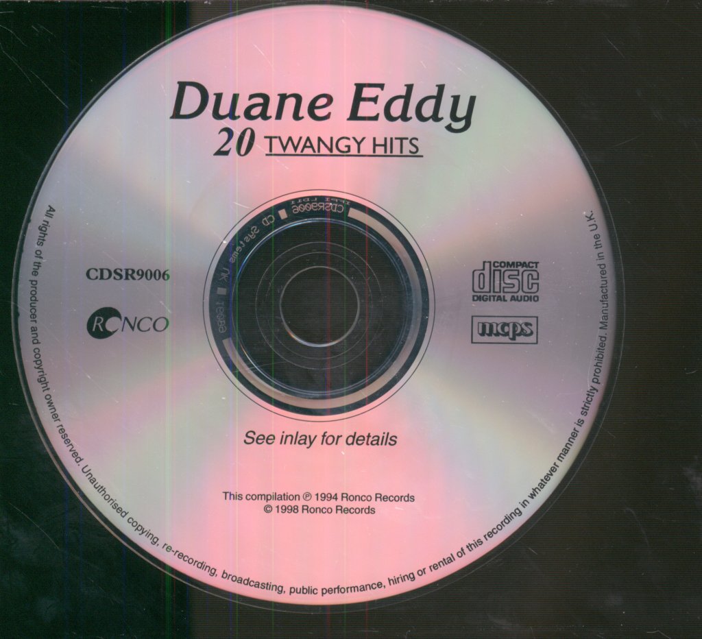 Duane Eddy - 20 Twangy Hits - Cd