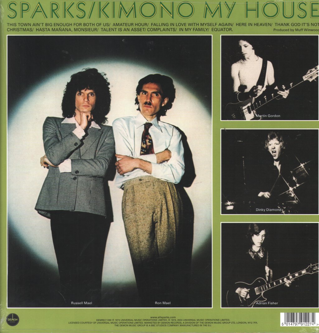Sparks - Kimono My House (50th Anniversary Edition) - Lp