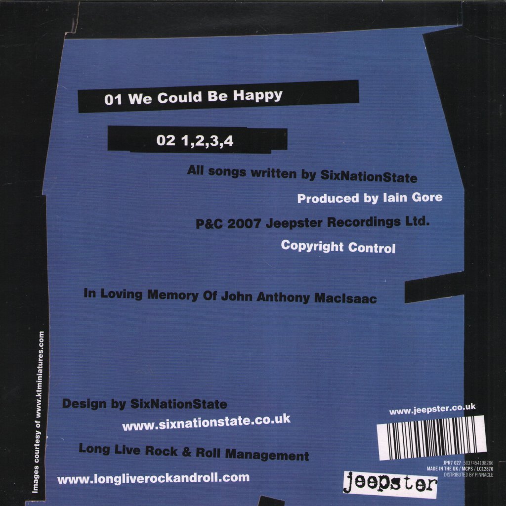 SixNationState - We Could Be Happy - 7 Inch