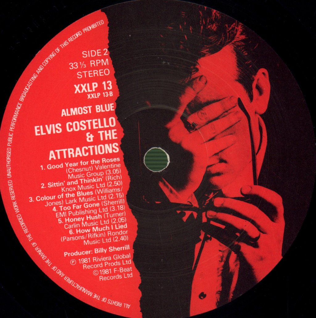 Elvis Costello And The Attractions - Almost Blue - Lp