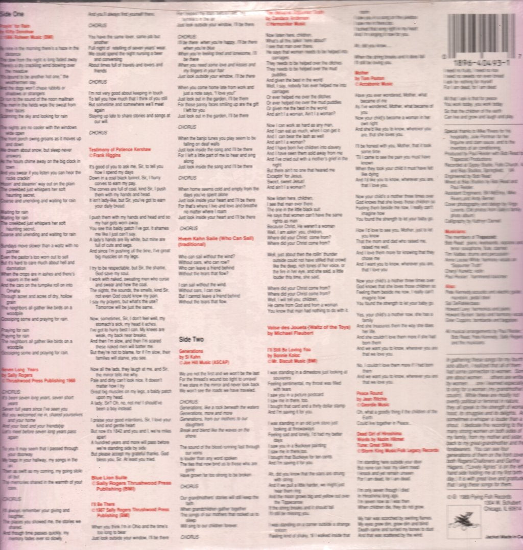 Sally Rogers - Generations - Lp
