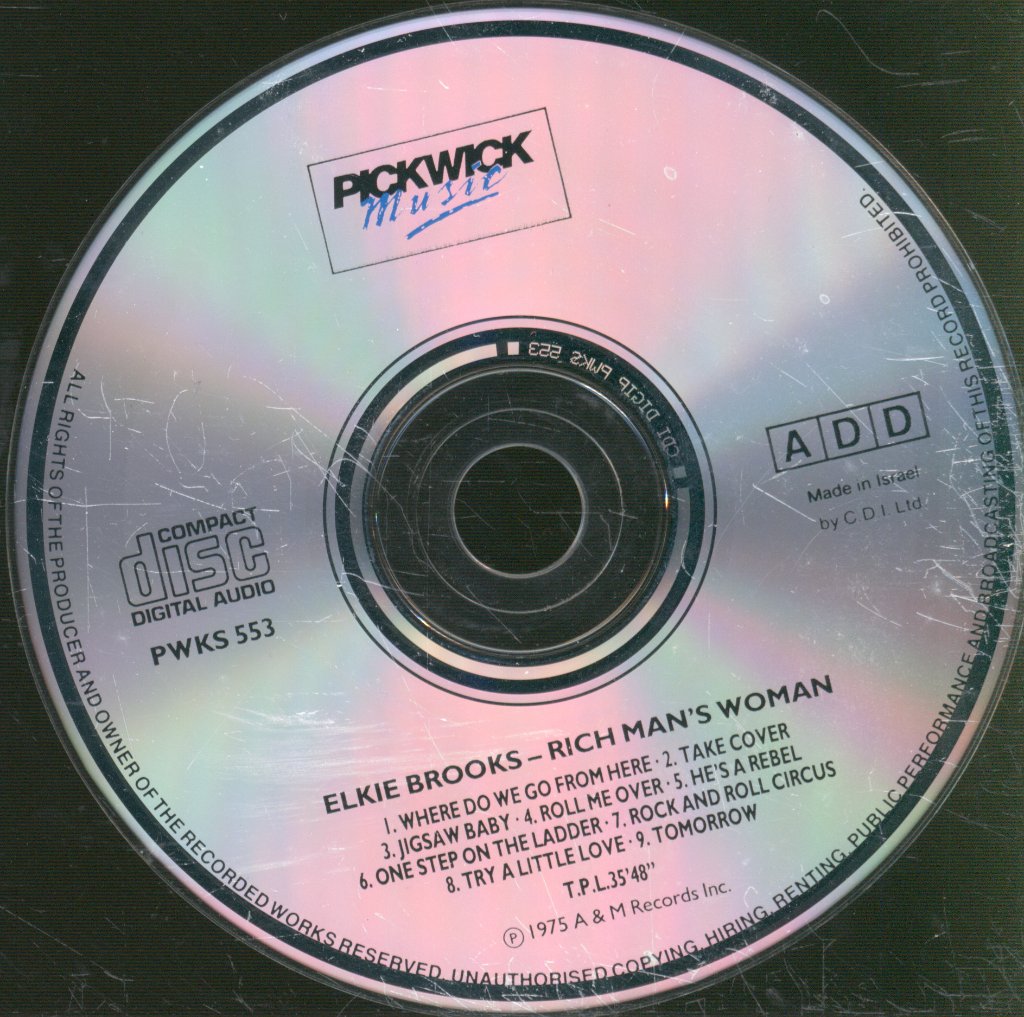 Elkie Brooks - Rich Man's Woman - Cd