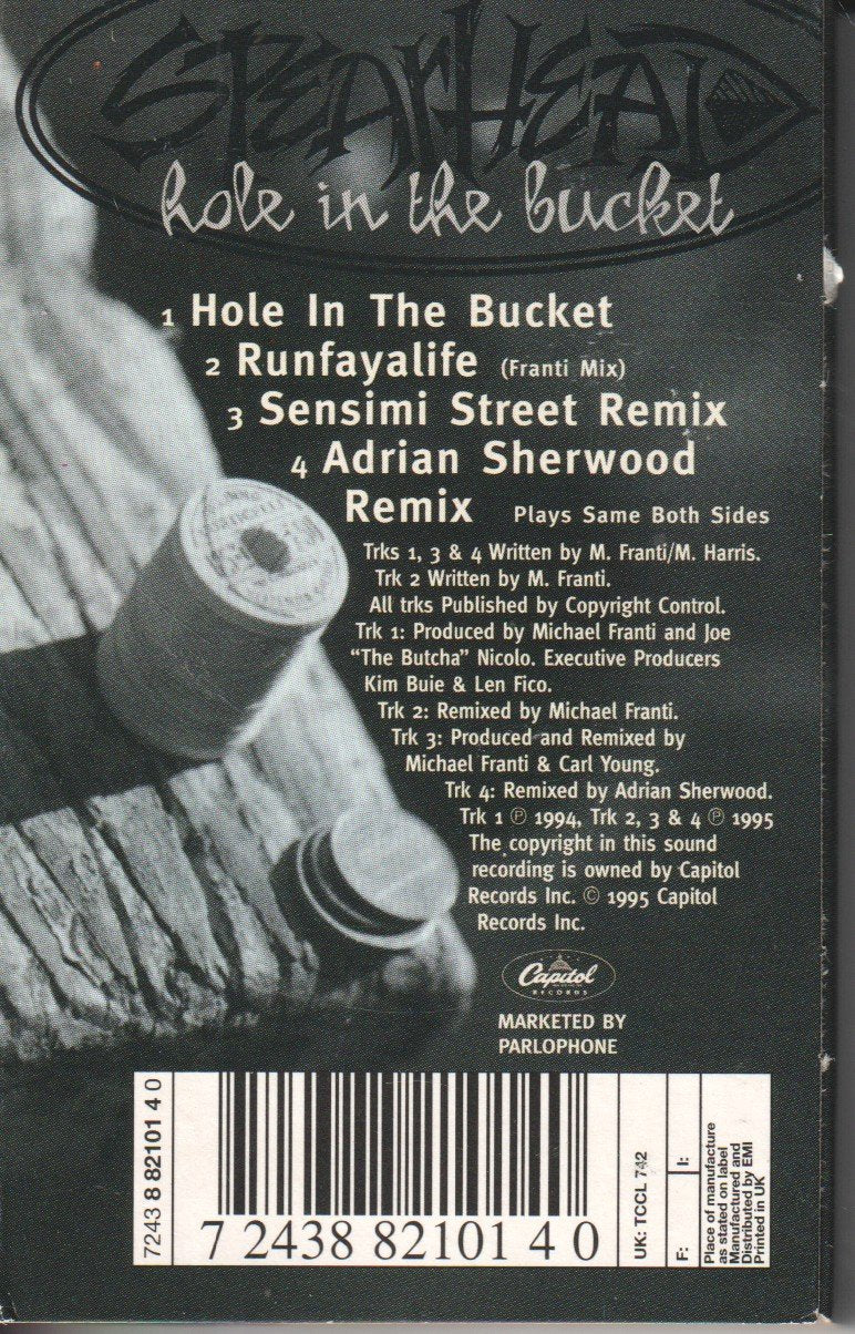 Spearhead - Hole In The Bucket - Cassette