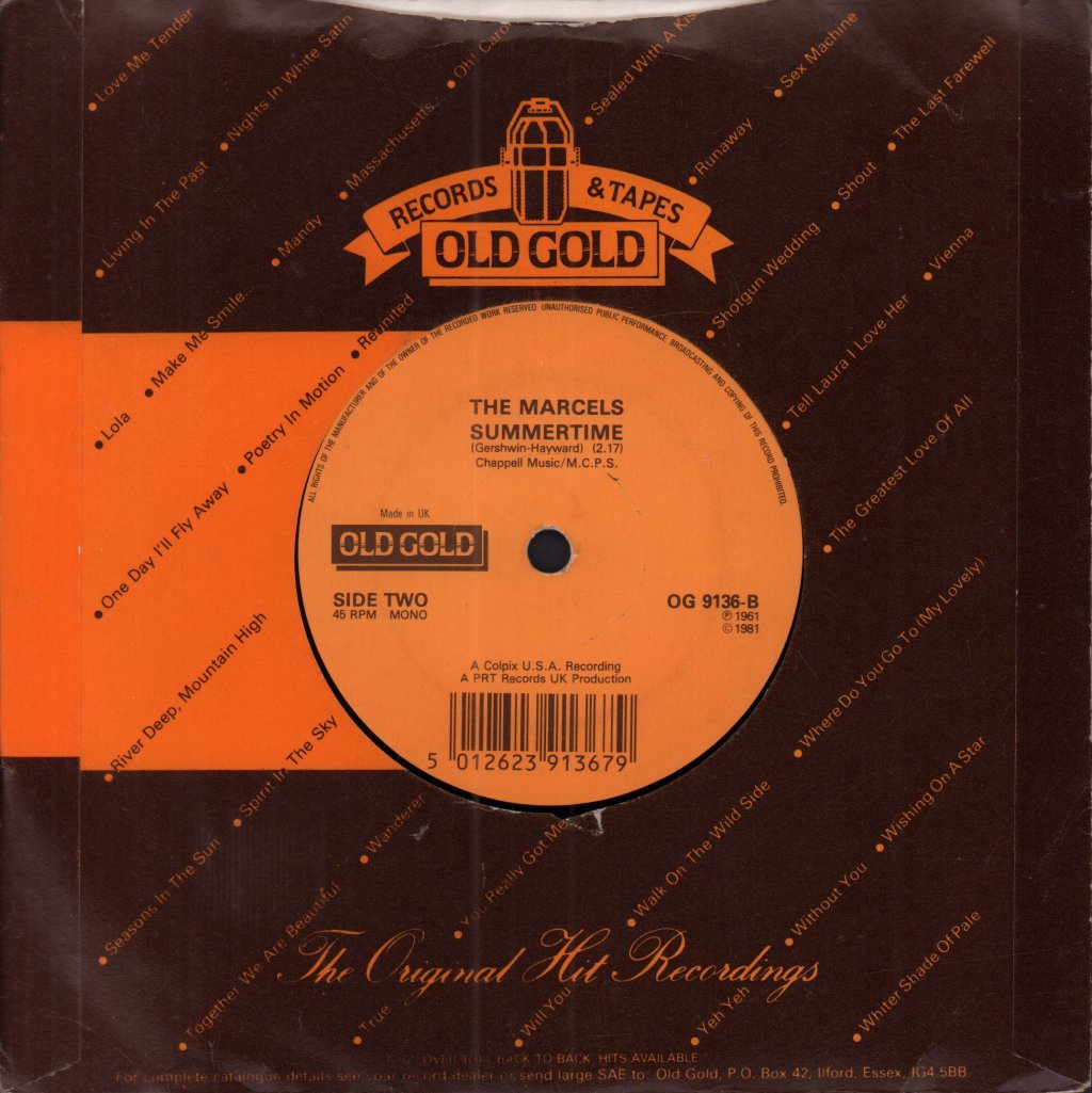 Marcels - Blue Moon - 7 Inch