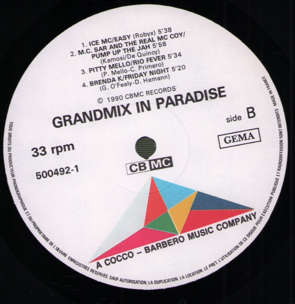 Various Artists - Grandmix In Paradise - Lp