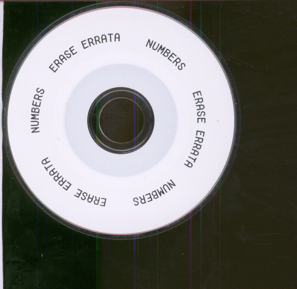Numbers / Erase Errata - Numbers / Erase Errata - Cd