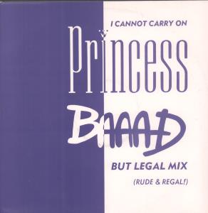 Princess - I Cannot Carry On - 12 Inch