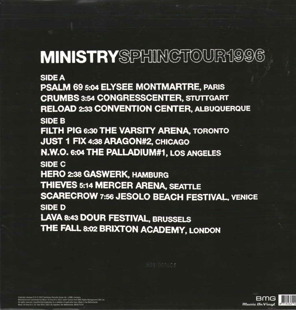 Ministry - Sphinctour - Double Lp