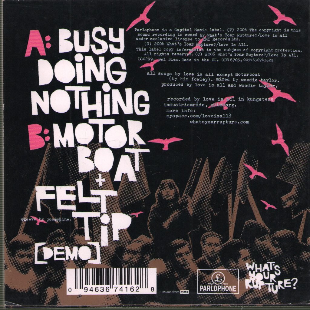Love Is All - Busy Doing Nothing - Cd