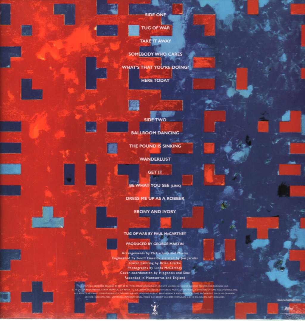 Paul McCartney - Tug Of War - Lp