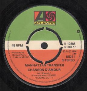 Manhattan Transfer - Chanson D'amour - 7 Inch