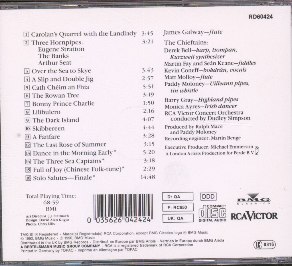 Chieftains - Over The Sea To Skye, The Celtic Connection - Cd