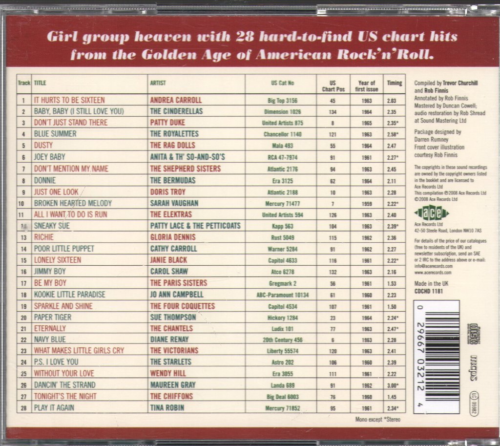 Various Artists - Early Girls Volume 5 - Cd