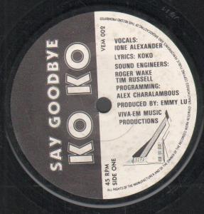 Ko Ko - Say Goodbye - 7 Inch